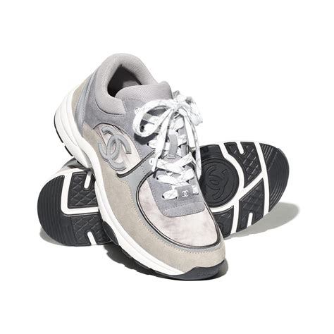 new collection chanel sneakers|Chanel sneakers grey suede.